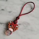 Tirette VACHE HIGHLAND pour fermeture éclair, aide l'autonomie des petit