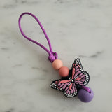 Tirette PAPILLON COLORÉ, pour fermeture éclair, ami-zip