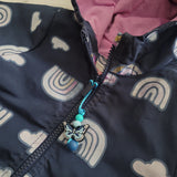 Tirette PAPILLON COLORÉ, pour fermeture éclair, ami-zip