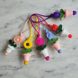 Tirette POT DE FLEURS pour fermeture éclair, aide-zip