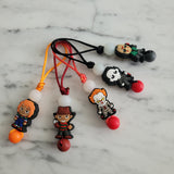 Tirette HALLOWEEN, pour fermeture éclair, BRILLE DANS LE NOIR