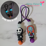 Tirette HALLOWEEN, pour fermeture éclair, BRILLE DANS LE NOIR