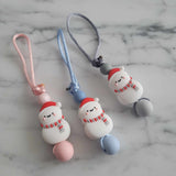 Tirette de NOËL, bonhomme de neige, bonbon, pour fermeture éclair