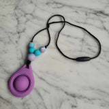 Pendentif POP, collier pour enfant, accessoire sensoriel, anti-stress, TDAH, TSA