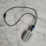 Pendentif FOSSILE, collier pour enfant, mâchouille, accessoire sensoriel, anti-stress, TDAH, TSA