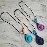 Pendentif POP, collier pour enfant, accessoire sensoriel, anti-stress, TDAH, TSA