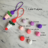 Tirette POT DE FLEURS pour fermeture éclair, aide-zip