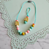 Tirette ARC-EN-CIEL MODERNE pour fermeture éclair, zipette, aide l'autonomie des petit, accessoire sensoriel, bille de silicone (Copie)