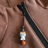 Tirette CHAT 3D pour fermeture éclair, zipette, aide l'autonomie des petits