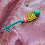 Tirette ARC-EN-CIEL MODERNE pour fermeture éclair, zipette, aide l'autonomie des petit, accessoire sensoriel, bille de silicone (Copie)