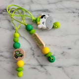 Identificateur SUR MESURE, tirette à fermeture éclair, sac d'école, étui à crayons