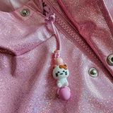 Tirette CHAT 3D pour fermeture éclair, zipette, aide l'autonomie des petits