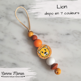 Identificateur LION, tirette à fermeture éclair, sac d'école, étui à crayons