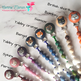 Attache-suce CHAT DOMESTIQUE, modèle Eva, petit coeur