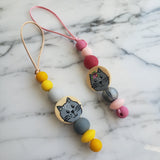 Identificateur CHAT, tirette à fermeture éclair, sac d'école, étui à crayons