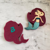 Jouet de dentition SIRÈNE, jouet à mâchouiller,  silicone alimentaire,  poussée dentaire