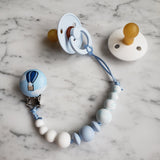 Attache-suce MONGOLFIÈRE, ballon, modèle Henri, cadeau de shower