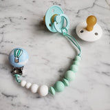 Attache-suce MONGOLFIÈRE, ballon, modèle Henri, cadeau de shower