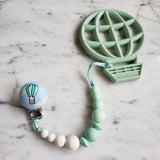 Attache-suce MONGOLFIÈRE, ballon, modèle Henri, cadeau de shower