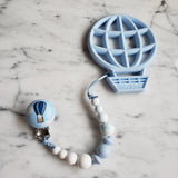 Attache-suce MONGOLFIÈRE, ballon, modèle Henri, cadeau de shower