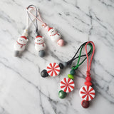 Tirette de NOËL, bonhomme de neige, bonbon, pour fermeture éclair