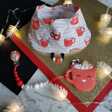 Bavoir CHOCOLAT CHAUD, ajustable, 3-24 mois