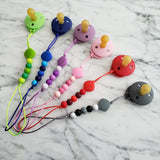 Attache-suce ZIP, attache fermeture éclaire pour la suce, perles de silicone, cadeau de shower, naissance