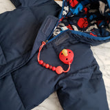 Attache-suce ZIP, attache fermeture éclaire pour la suce, perles de silicone, cadeau de shower, naissance