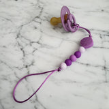 Attache-suce ZIP, attache fermeture éclaire pour la suce, perles de silicone, cadeau de shower, naissance