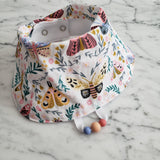 Bavoir PAPILLONS, bavoir 3-24 mois, poussée dentaire, cadeau de shower