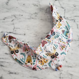 Bavoir PAPILLONS, bavoir 3-24 mois, poussée dentaire, cadeau de shower