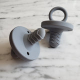 SUCE DE DENTITION en silicone, accessoire de dentition, jouet de dentition en silicone, cadeau de shower  cadeau de naissance