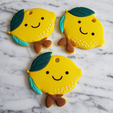 Jouet de dentition CITRON MIGNON en silicone, accessoire de dentition, jouet de dentition en silicone, cadeau de shower  cadeau de naissance