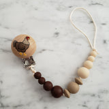 Attache-suce POULE, perles de silicone, cadeau de shower