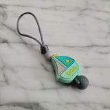 Tirette BATEAU, VOILIER pour fermeture éclair, zipette, aide l'autonomie des petit, accessoire sensoriel, bille de silicone