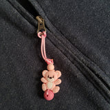 Tirette OURSON pour fermeture éclair, zipette, aide l'autonomie des petits, accessoire sensoriel, bille de silicone