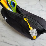 Tirette OURSON pour fermeture éclair, zipette, aide l'autonomie des petits, accessoire sensoriel, bille de silicone