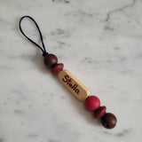 Identificateur PRÉNOM, tirette à fermeture éclair, sac d'école, étui à crayons