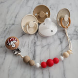 Attache-suce CHAMPIGNON, peint à la main, cadeau de shower