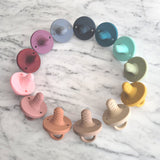 SUCE DE DENTITION en silicone, accessoire de dentition, jouet de dentition en silicone, cadeau de shower  cadeau de naissance