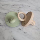 SUCE DE DENTITION en silicone, accessoire de dentition, jouet de dentition en silicone, cadeau de shower  cadeau de naissance