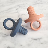 SUCE DE DENTITION en silicone, accessoire de dentition, jouet de dentition en silicone, cadeau de shower  cadeau de naissance