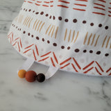 Bavoir MOTIF VINTAGE, bavoir 3-24 mois, poussée dentaire, cadeau de shower