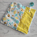 Doudou réconfort ABEILLES, mini doudou, fausse fourrure, accessoire pour bébé, cadeau de shower