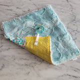 Doudou réconfort ABEILLES, mini doudou, fausse fourrure, accessoire pour bébé, cadeau de shower