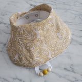 Bavoir CHATS D'AUTOMNE, bavoir 3-24 mois, poussée dentaire, cadeau de shower