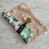 Doudou réconfort CHIENS, mini doudou, fausse fourrure, accessoire pour bébé, cadeau de shower