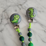 Attache-suce DINOSAURE, t-rex, brontosaure, modèle NOAH