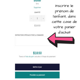 Attache-suce DAISY, Attache-suce personnalisée, petite fleur, cadeau de shower