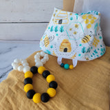 Boite cadeau ABEILLES, shower de bébé, cadeau de naissance